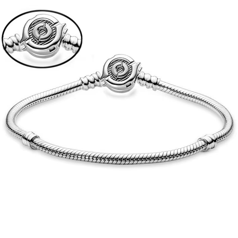 925 Sterling Silver Kitty Family Tree Shell Charm for Women Fashion Classic Original DIY Bracelet Exquisite Jewelry Gifts