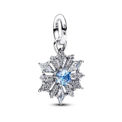 Sparkling Christmas Charms Butterfly Bell Moon Beads Pendants Fit Original Pan Bracelet Necklace DIY Women Jewelry New Year Gift